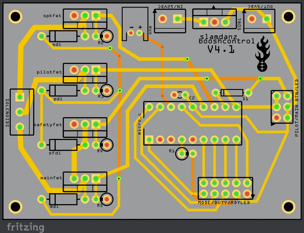 Boosh Controller PCB